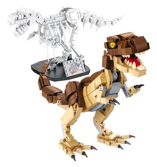 Dinosaurio lego más esqueleto