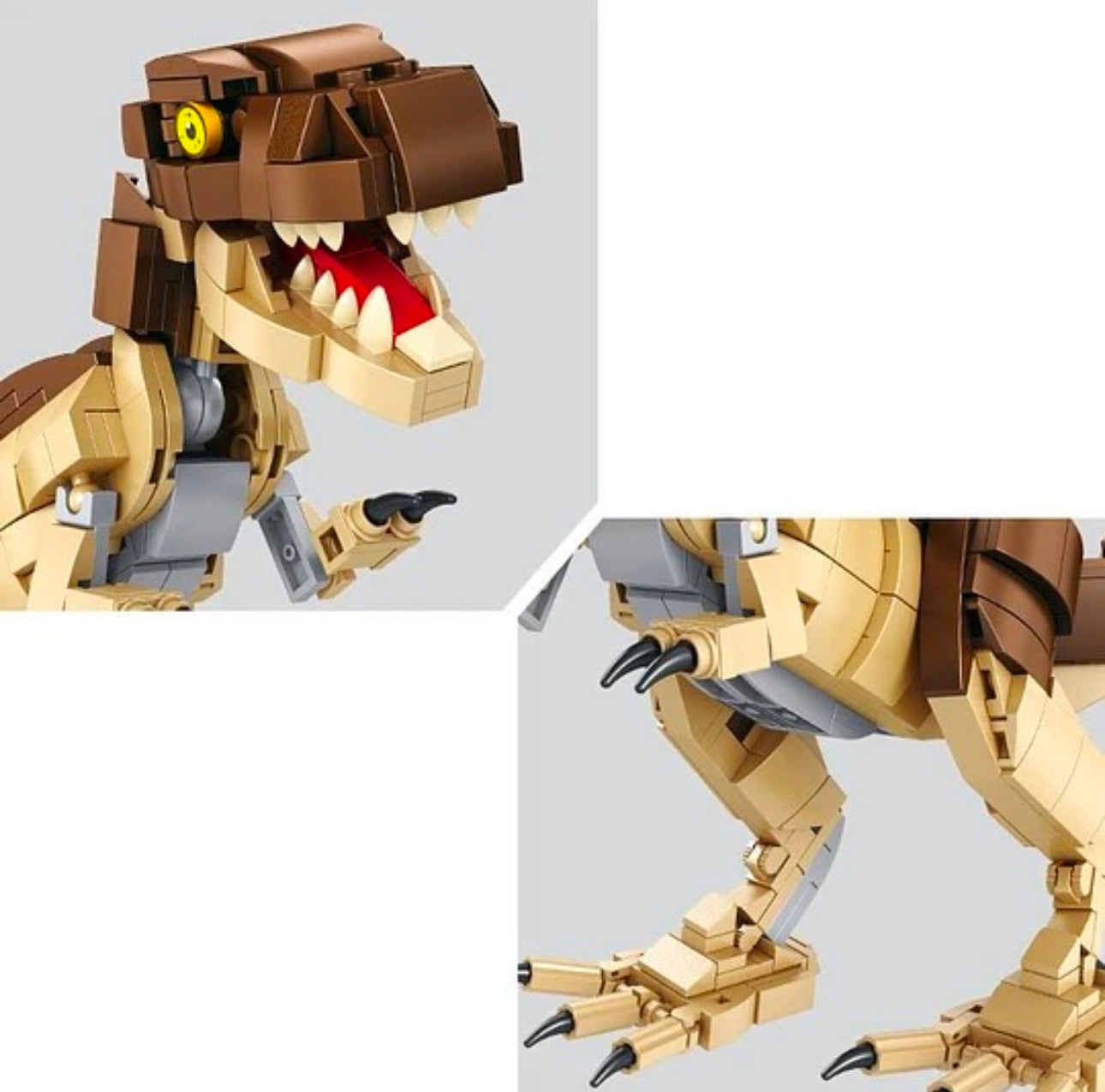 Dinosaurio lego más esqueleto