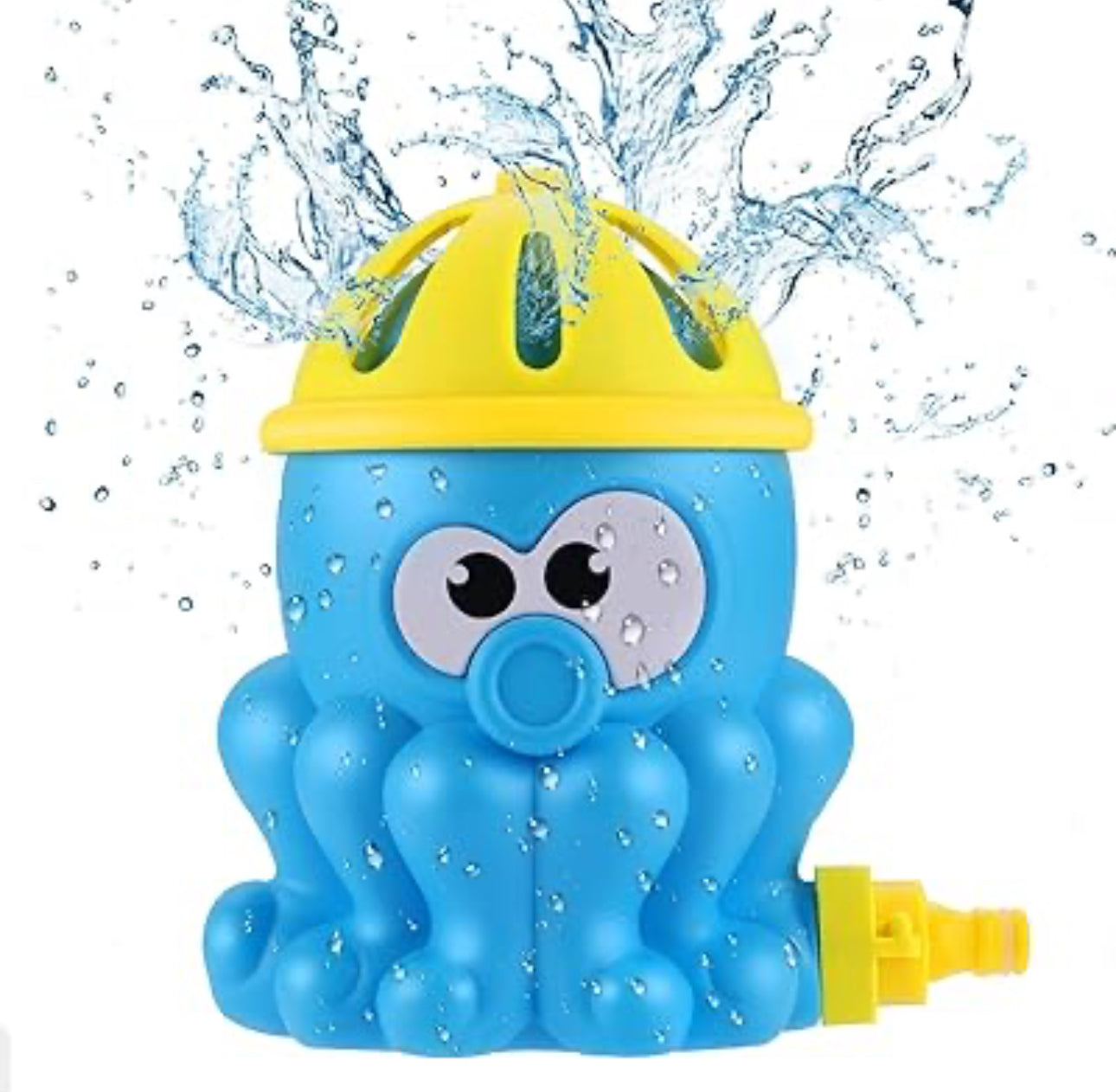 Pulpo rociador de agua jardín para niños